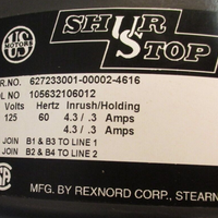 Nidec US Motors U2P2DC Brake Motor 2 HP FD15 1750 RPM 208230/460 V Shur Stop