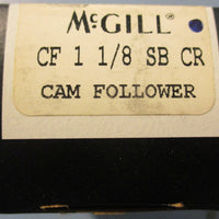 McGill CF-1-1/8-SB-CR Cam Follower Bearing With Stud 1-1/8" Width Lot of 2