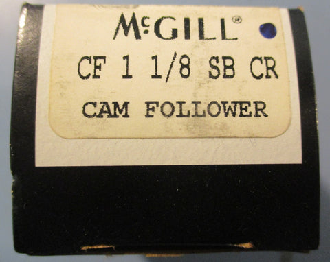 McGill CF-1-1/8-SB-CR Cam Follower Bearing With Stud 1-1/8" Width Lot of 2