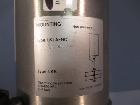 AlfaLaval Pneumatic Actuator Butterfly Valve LKLANC LKB 9611991382