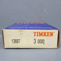 Timken 13687 Tapered Roller Bearing New