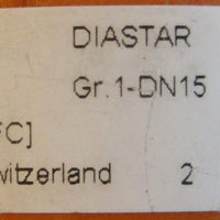 Georg Fischer GF Diastar 161.614.612 Diaphragm Valve 1/2" DN15, 6bar Typ 06FC