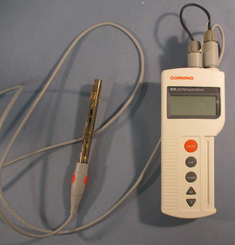 Corning 313 pH/Temperature Meter W/ Probe 476613 "3 in 1" Combination IP67