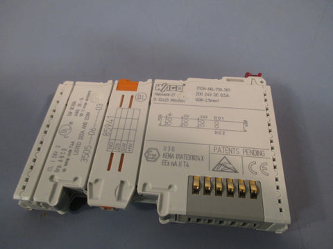WAGO 2CHANNEL DIGITAL OUTPUT MODULE 750501