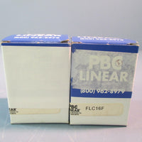 PBC LINEAR CYLINDRICAL BEARING LOT OF TWO FLC16F