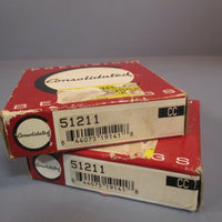 Precision/Consolidated Thrust Bearing (Lot of 2) 51211