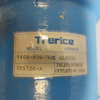 Trerice 940BN56760E Glycol Actuator Valve 705720A 80 PSIG In 40 PSIG Out New