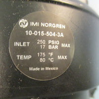 Norgren 100155043A Air Prep Bearing Lubricator Reservoir 175°F 17 bar Max