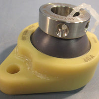 EDT NA6GA7-5/8 2-Bolt Flange Housing Polymer 3-1/8" Length With Sleeve