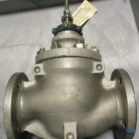 Fisher 3" Globe Control Valve SST/ENC EQ 0/0 TFE Seat 3-7/16" Port Type ET