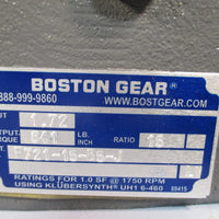 Boston Gear GEAR REDUCER 15:1 Cat# F72115B5J