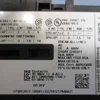 Siemens 3RT20171BB41 DC24V Contactor