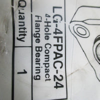 Solus LG4FPAC24 4 Bolt Flange Bearing  New