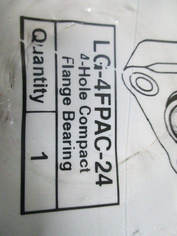 Solus LG4FPAC24 4 Bolt Flange Bearing  New
