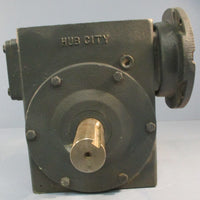 Hub City 022063852 Sgl Reduction Worm Gear Speed Reducer Model 384 60:1 NOS