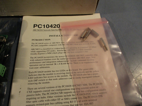 CONTEMPORARY CONTROLS CONTROL BOARD PC10420485X