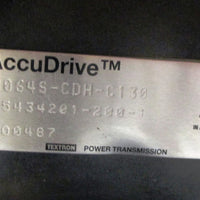 AccuDrive W064S-CDH-C130 Worm Gear Textron Power Transmission 15:1 Ratio Reducer
