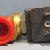 Parker 221J3301E Solenoid Valve 7 Bar 24V 3/8" Bore Brass Body