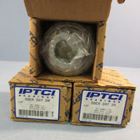 LOT OF (3) IPTCI SSER20720 STAINLESS STEEL BALL INSERT BEARING 11/4"