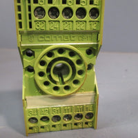 LOT OF 4 COMAT RELAY SOCKET 10A/380V CS-11