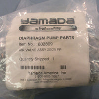 Yamada 802809 Air Valve Assembly 20/25 PP 6" Length 3" Height 3" Width