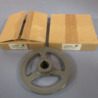 Lot of (2) Source 1 Sheave Pulley Fixed 1 GRV 1" Bore AK64 S1-02815208000