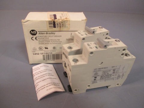 AllenBradley Miniature Circuit Breakers X2 Ser. C 1492SP1B010