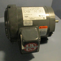 US Motors U12S2ACR AC Motor, #F046, 56C 3 PH, TEFC .50 HP, 1745 RPM, 60 Hz DES B