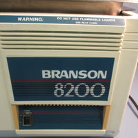 Branson 8200 B8200R1 Ultrasonic Cleaner 50/60Hz 117 Volts 3.0 Amps 5.5gallon