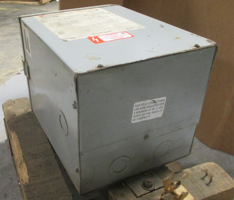 Cutler Hammer S48G11S05N 5 KVA 1 Phase 480 Pri to 120/240 Sec Transformer