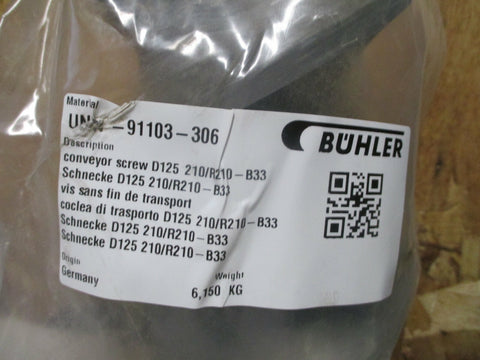 BUHLER Conveyor Screw UNN-91103-308