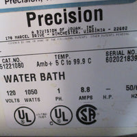 Precision 51221080 Water Bath 99 Celcius 120 Volt, Shaker Not Working