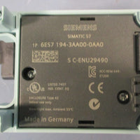 Siemens Simatic ET200 6ES7 1943AA000AA0 Teminal Block w/ 6ES7 1941KB000XA0