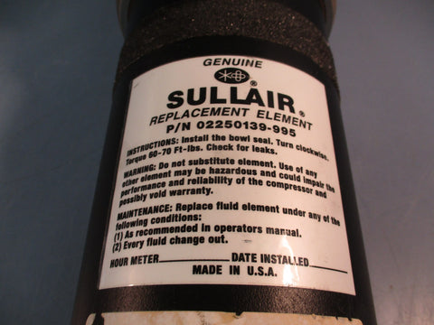 Sullair 02250121656 Filter, SAE 2" FLG Coreless 80Cn1 (OEM)
