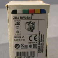 Schneider Electric Contact Block Push Button 24V Red Lens LED ZB4BW0B45