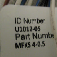 Turck MFKS 4-0.5 Picofast Female Connector U1012-05 125V 4A (Lot of 3)