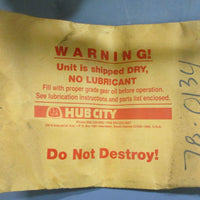 Hub City 022023615455 Gearbox 50:1 Style A 31/8" Bore 7/8" Shaft Dia (NOS)