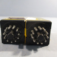 Lot of (2)  Idec RR3PAU AC24V Power Relay General Purpose 50/60Hz, 11Pin