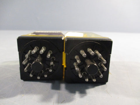 Lot of (2)  Idec RR3PAU AC24V Power Relay General Purpose 50/60Hz, 11Pin