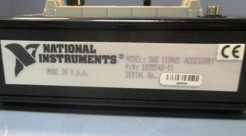 National Instruments DAQ Signal Accessory 183554B01 Used