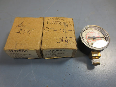 2 Nib SMC 4278586 111101.5" Gauge 1/8" Inch Npt