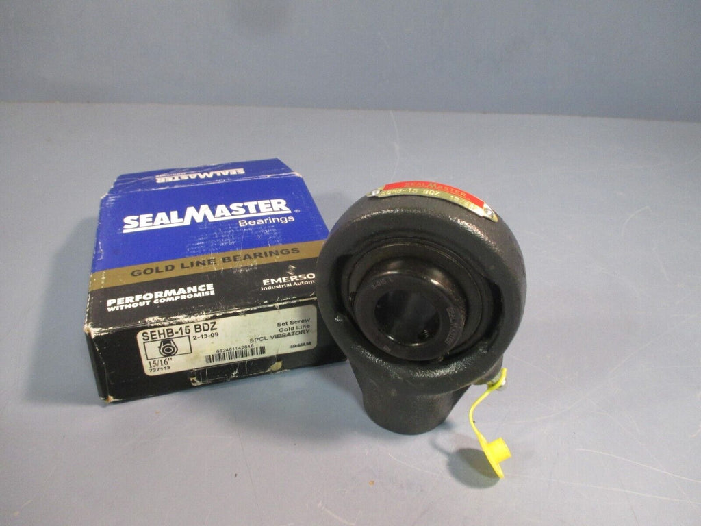 SEALMASTER HANGER BALL BEARING UNIT 15/16" BORE SEHB15 BDZ eTech Surplus