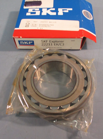 Skf 22211 EK/C3 Explorer Spherical Roller Bearing, Tapered Bore