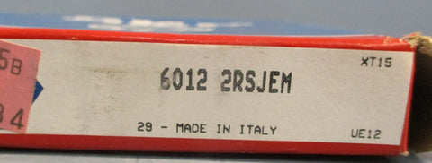 SKF 6012 2RSJEM Deep Groove Radial Ball Bearing  60mm ID 95mm OD 18mm W