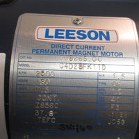Leeson 1.5 HP Motor 2500 RPM 180 VDC ZS56C Frame TEFC 108265.00 C4D28FK11D