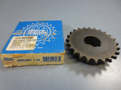 Martin 40BS24HT 1 1/4" Bore Sprocket Hub Sabertooth