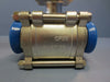 Flow-Tek 2" S-7008 7000 Series Stainless Steel 3 Piece Full Port Ball Valves New