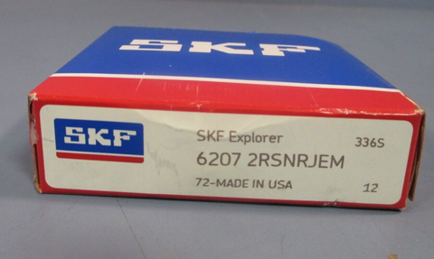 SKF Explorer Deep Groove Ball Bearing 6207 2RSNRJEM