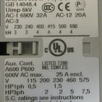 Allen Bradley 190S-ANEJ2-CB25C Ser B Contactor Motor Protector 3 Phase 1.6-2.5 A