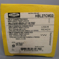 HUBBELL CONNECTOR BODYTWIST LOCK HBL27CM33